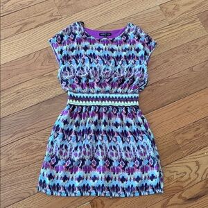 Purple Patterned Dress